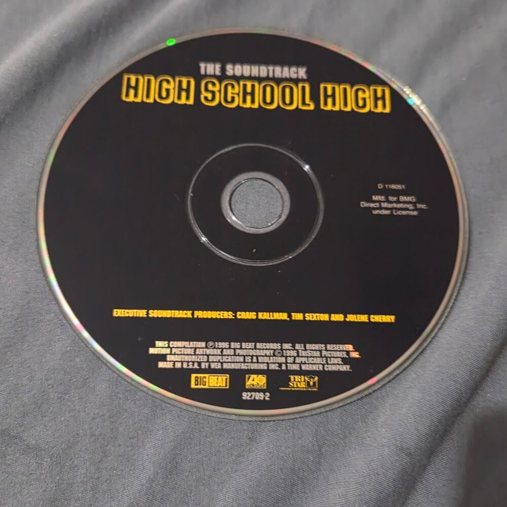 Vtg 1996 High School High Movie Soundtrack CD Rap Hip Hop
